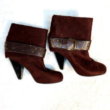Load image into Gallery viewer, Unlisted by Kenneth Cole Suede Booties
