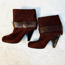 Load image into Gallery viewer, Unlisted by Kenneth Cole Suede Booties

