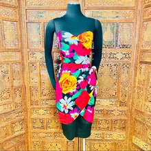 Load image into Gallery viewer, A.J. Bari Vintage 80’s Strapless Dress
