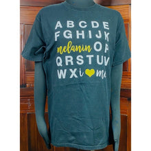 Load image into Gallery viewer, Alphabet Melanin Hanes T-Shirt
