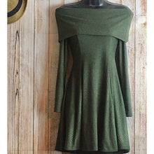 Load image into Gallery viewer, Miami Women’s off the Shoulder Knit Dress
