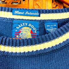 Load image into Gallery viewer, Vintage Salty Dog Men’s Argyle Crewneck Sweater
