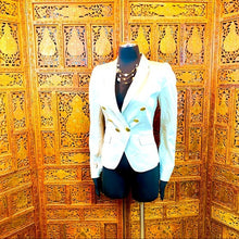 Load image into Gallery viewer, H&amp;M Women’s Military Inspired Blazer
