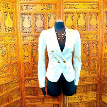 Load image into Gallery viewer, H&amp;M Women’s Military Inspired Blazer
