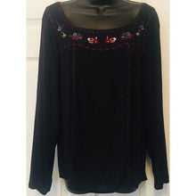 Load image into Gallery viewer, DCC Missy Bohemian Floral Embroidered Tunic
