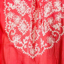 Load image into Gallery viewer, Boho Embroidered Tunic Kimono sleeves
