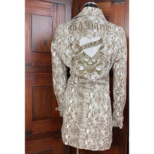 Load image into Gallery viewer, Ed Hardy Reptile Skin Print Jacket Blazer
