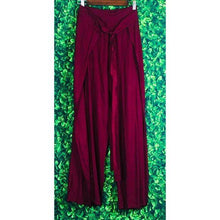 Load image into Gallery viewer, Women’s Wide Palazzo leg pants M-Line split
