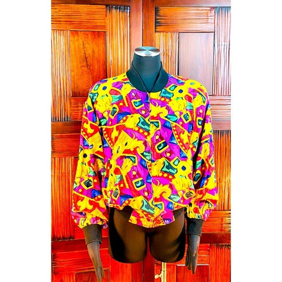 Vintage Spencer Jeremy Mardi Gras Bomber