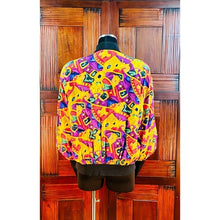 Load image into Gallery viewer, Vintage Spencer Jeremy Mardi Gras Bomber
