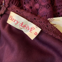 Load image into Gallery viewer, Berry Love Lace Tank Mini Dress NWT
