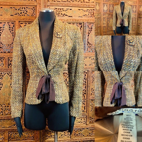 Covington Petite Tweed Blazer