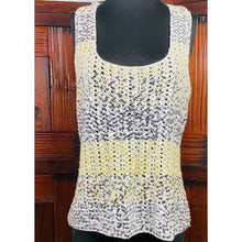 Load image into Gallery viewer, Morrissey Crochet knit Sequin Racerback Tanktop
