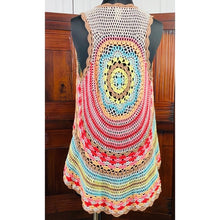 Load image into Gallery viewer, American Rag Cie Coachella Crochet Hand Knit Vest
