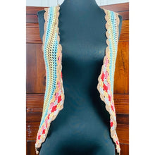 Load image into Gallery viewer, American Rag Cie Coachella Crochet Hand Knit Vest
