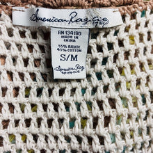 Load image into Gallery viewer, American Rag Cie Coachella Crochet Hand Knit Vest
