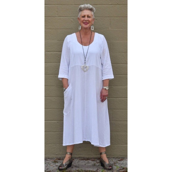 (SOLD) 💦WaterSister Dry Goods Gauze Felicity Dress