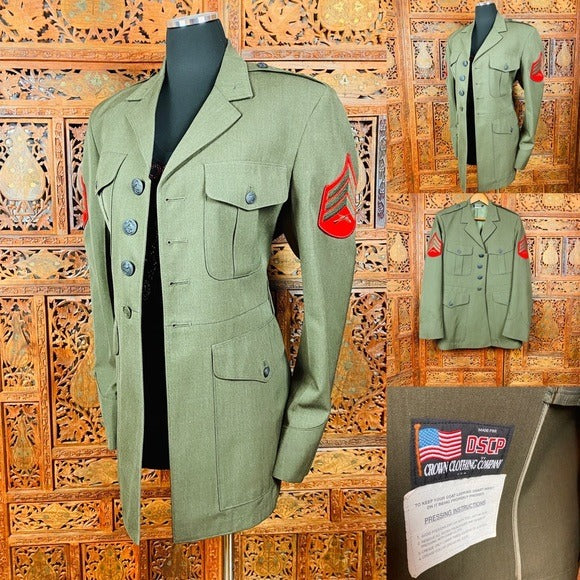 U.S.M.C. Marine Corps Service Coat Jacket