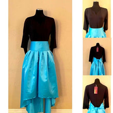 Load image into Gallery viewer, Long Sleeve High-Low V-Neck Bridesmaid Dress NWT
