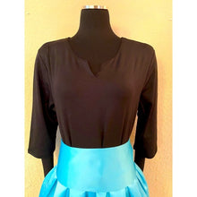 Load image into Gallery viewer, Long Sleeve High-Low V-Neck Bridesmaid Dress NWT
