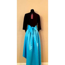 Load image into Gallery viewer, Long Sleeve High-Low V-Neck Bridesmaid Dress NWT
