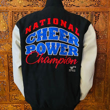 Load image into Gallery viewer, (SOLD) American Cheer Power Letterman Varsity Jacket NWOT
