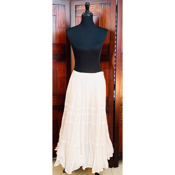 Lauren Ralph Lauren Poplin Voile Cotton Skirt