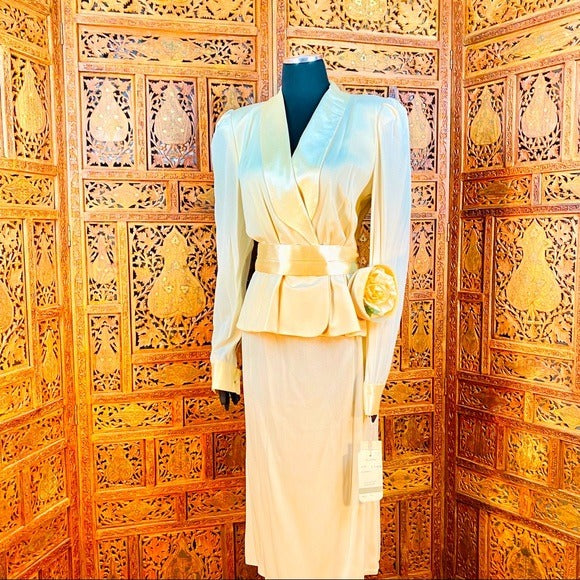(SOLD) Vintage 1980’s Richard Warren Skirt Suit NWT