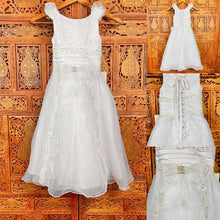 Load image into Gallery viewer, Girl’s Formal Gown Wedding Party Dress NWT
