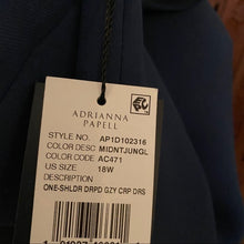 Load image into Gallery viewer, Adrianna Papell One-Shoulder Dress NWT
