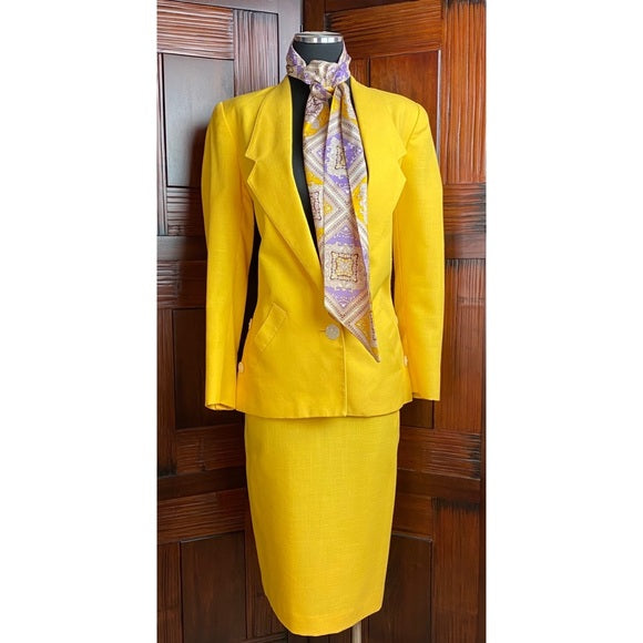 Vintage J. Gallery Skirt Suit Set 3 Piece Suit Set
