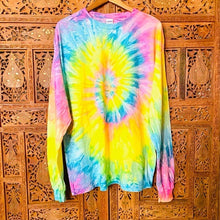 Load image into Gallery viewer, Unisex Long Sleeve Tie-Dye T-Shirt NWT
