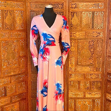 Load image into Gallery viewer, Floral Print Long Sleeve V-Neck Dress NWT
