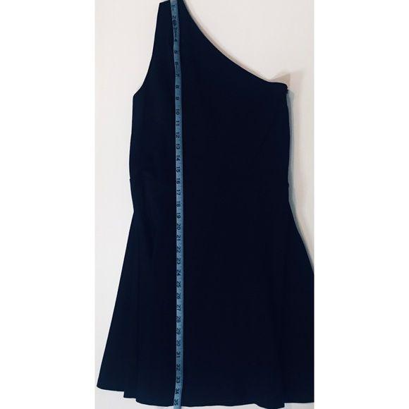 Love Ady One Shoulder Black Dress