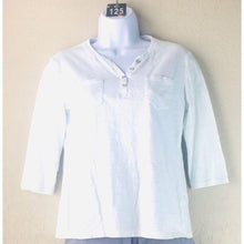 Load image into Gallery viewer, Coral Bay V-Neck 3/4 length sleeves Womens T-Shirt
