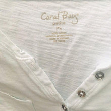 Load image into Gallery viewer, Coral Bay V-Neck 3/4 length sleeves Womens T-Shirt
