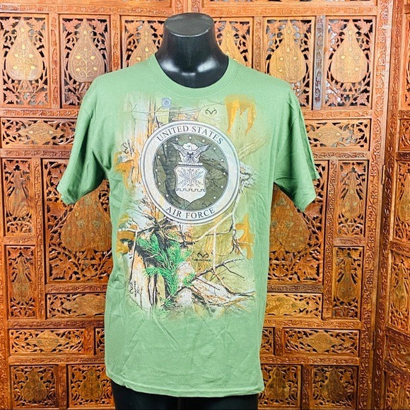 USAF Men’s Camo Short Sleeve T-Shirt NWT