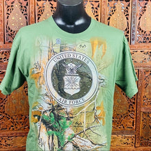Load image into Gallery viewer, USAF Men’s Camo Short Sleeve T-Shirt NWT
