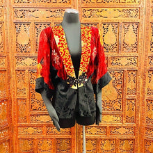 Load image into Gallery viewer, Vintage 80’s Spencer Alexis Velvet Satin Cardigan
