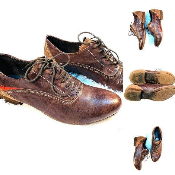 (SOLD) Peruzzi Italian Leather Lace Up Oxfords