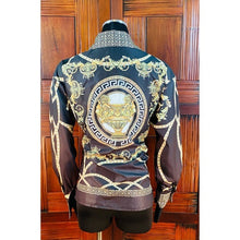Load image into Gallery viewer, Versace Barocco Medusa Inspired Women’s Blouse
