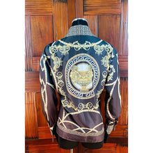 Load image into Gallery viewer, Versace Barocco Medusa Inspired Women’s Blouse
