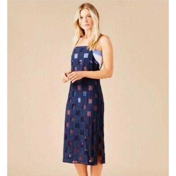 (SOLD) Onia Melanie Swimsuit Cover voile midi dress