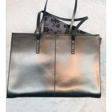 Load image into Gallery viewer, Wilson’s Leather Metallic Laptop Bag Tote
