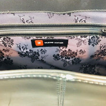 Load image into Gallery viewer, Wilson’s Leather Metallic Laptop Bag Tote
