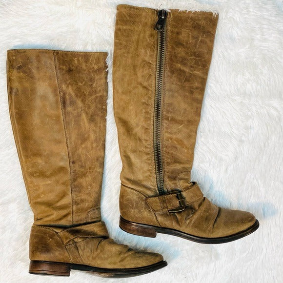 Steve Madden Raw Leather Boots