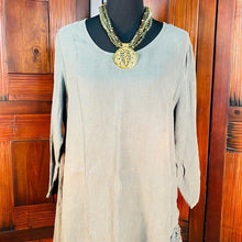 Load image into Gallery viewer, Et’ Lois Women’s Asymmetrical Drawstring Tunic

