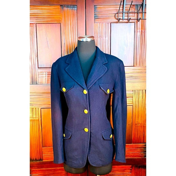 Vintage Requirements Navy Blazer Suit Jacket