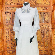 Load image into Gallery viewer, (03) Vintage Edwardian Wedding Gown Bridal Gown
